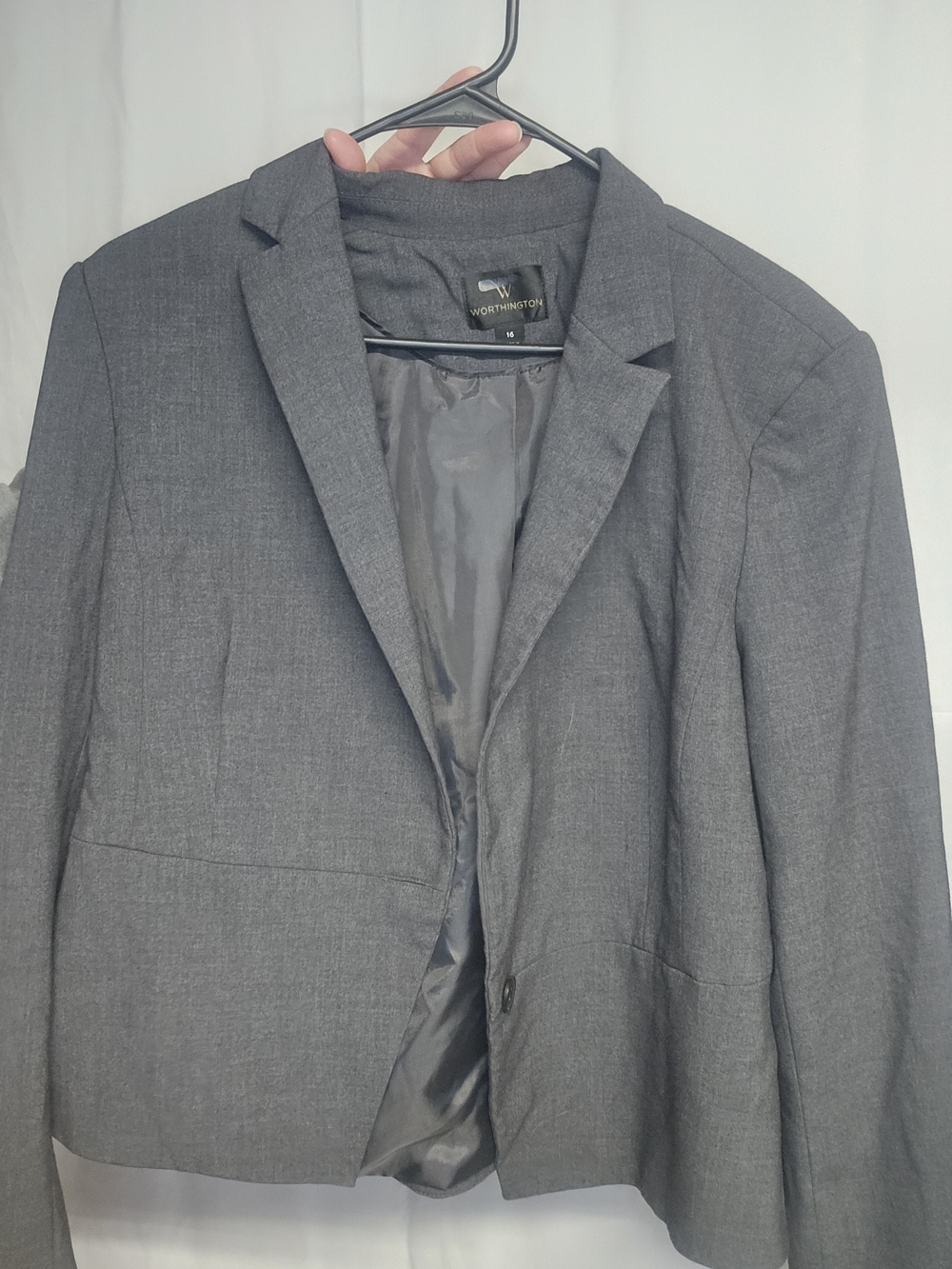 Worthington Charcoal Gray Women's Blazer